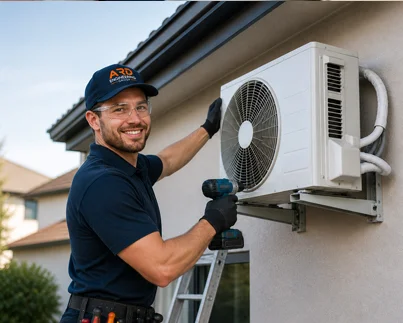 HVAC Services Van Nuys CA technician providing heating, cooling, heat pump, and electrical repair